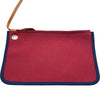 エルメス HERMES エールバッグジップMM ▢Q刻印 ルージュ/ナチュラル シルバー金具 トワル・ハンター レディース ハンドバッグ