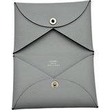 エルメス HERMES カルヴィ K刻印 ブルーグラシエ シルバー金具 エプソン レディース コインケース