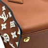 ルイ・ヴィトン LOUIS VUITTON オンマイサイド MM M21004 ブラウン カーフスキン/タフタージュ レディース ショルダーバッグ