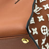 ルイ・ヴィトン LOUIS VUITTON オンマイサイド MM M21004 ブラウン カーフスキン/タフタージュ レディース ショルダーバッグ
