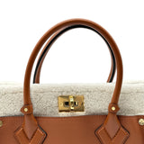 ルイ・ヴィトン LOUIS VUITTON オンマイサイド MM M21004 ブラウン カーフスキン/タフタージュ レディース ショルダーバッグ