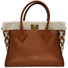 ルイ・ヴィトン LOUIS VUITTON オンマイサイド MM M21004 ブラウン カーフスキン/タフタージュ レディース ショルダーバッグ
