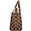 ルイ・ヴィトン LOUIS VUITTON オンマイサイド MM M21004 ブラウン カーフスキン/タフタージュ レディース ショルダーバッグ
