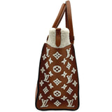 ルイ・ヴィトン LOUIS VUITTON オンマイサイド MM M21004 ブラウン カーフスキン/タフタージュ レディース ショルダーバッグ