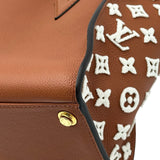 ルイ・ヴィトン LOUIS VUITTON オンマイサイド MM M21004 ブラウン カーフスキン/タフタージュ レディース ショルダーバッグ