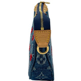 ルイ・ヴィトン LOUIS VUITTON ポシェット・アクセソワール LV×TM M13994 ブルー モノグラム・チェリーデニム レディース ショルダーバッグ