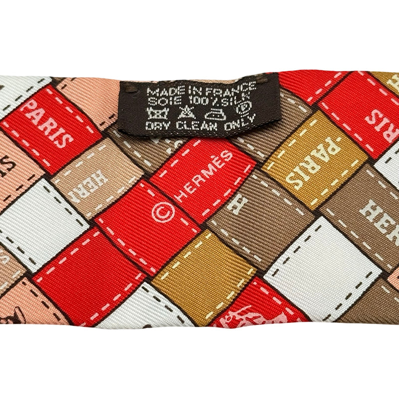 エルメス HERMES ツイリー BOLDUC AU CARRE マルチカラー シルク