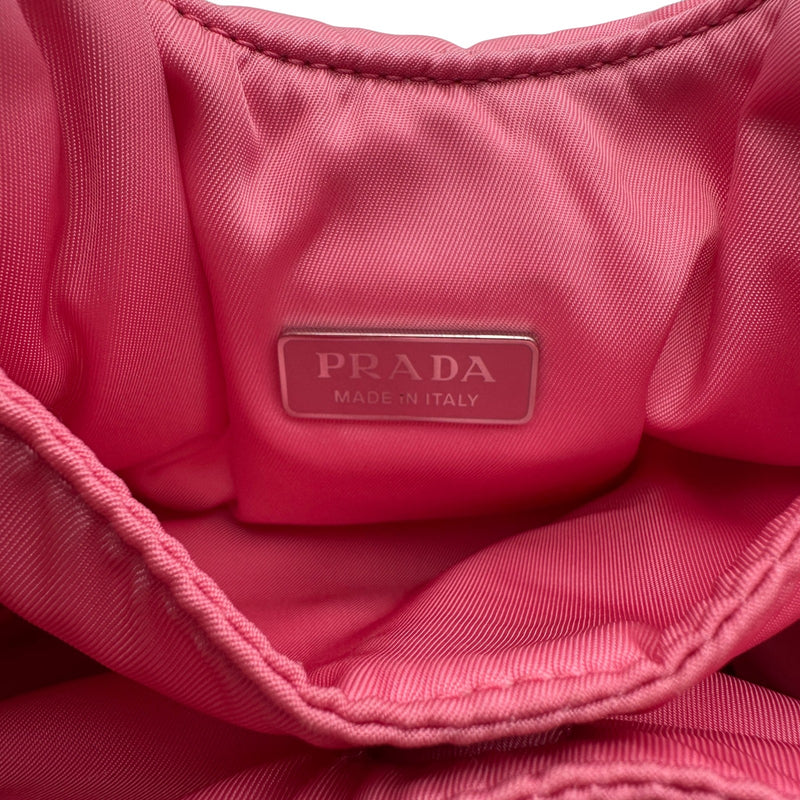 プラダ PRADA パデッド Re-Nylon ミニバッグ 1BA359 ピンク リナイロン