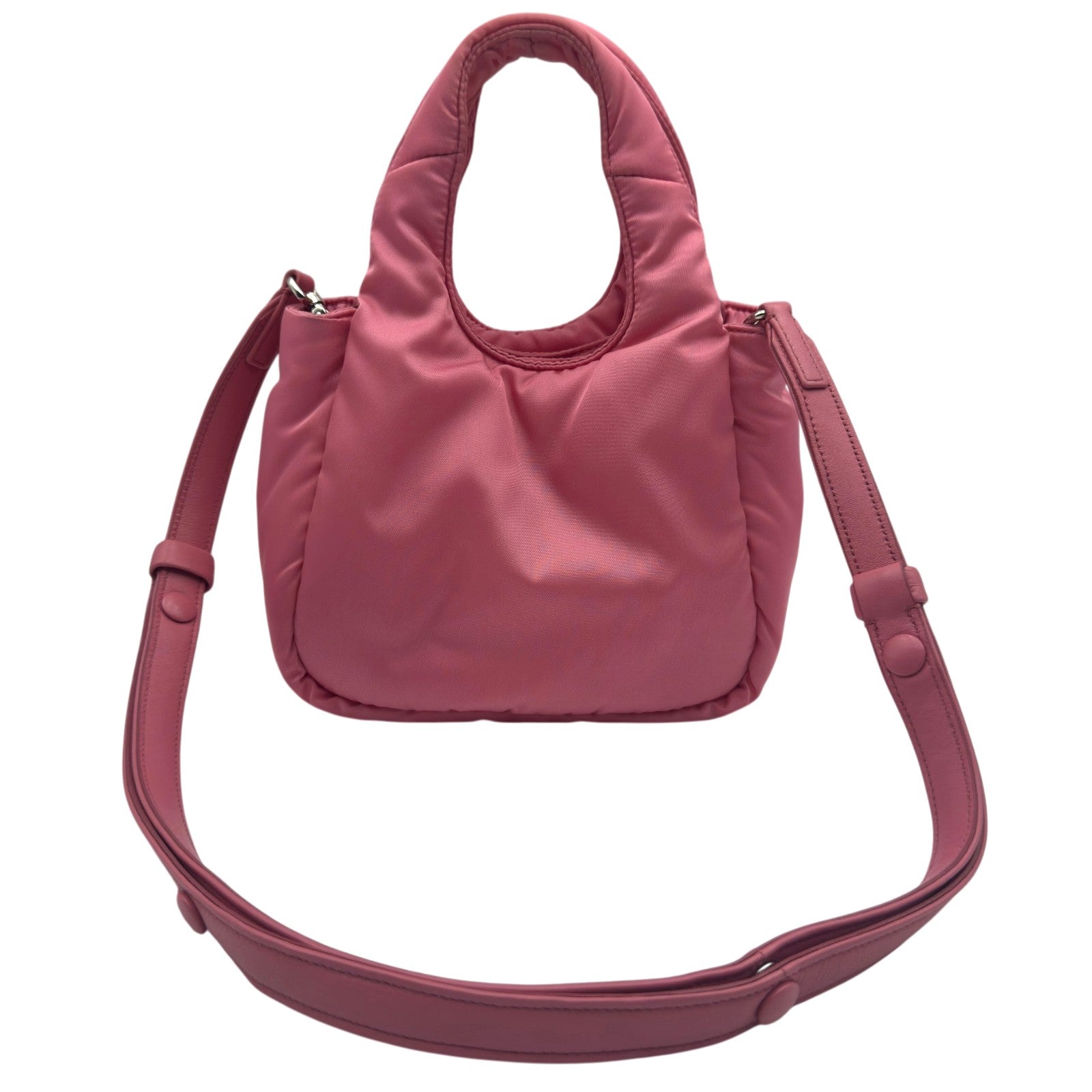 プラダ PRADA パデッド Re-Nylon ミニバッグ 1BA359 ピンク リナイロン