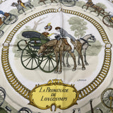 エルメス HERMES カレ90 LA PROMENADE DE LONGCHAMPS マルチカラー シルク レディース スカーフ