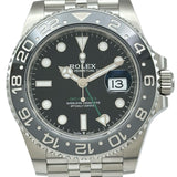 ロレックス ROLEX GMTマスター2 126710GRNR ブラック ステンレススチール 自動巻き メンズ 腕時計