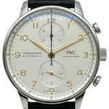 インターナショナルウォッチカンパニー IWC ポルトギーゼ クロノグラフ IW371604 シルバー ステンレススチール 自動巻き メンズ 腕時計