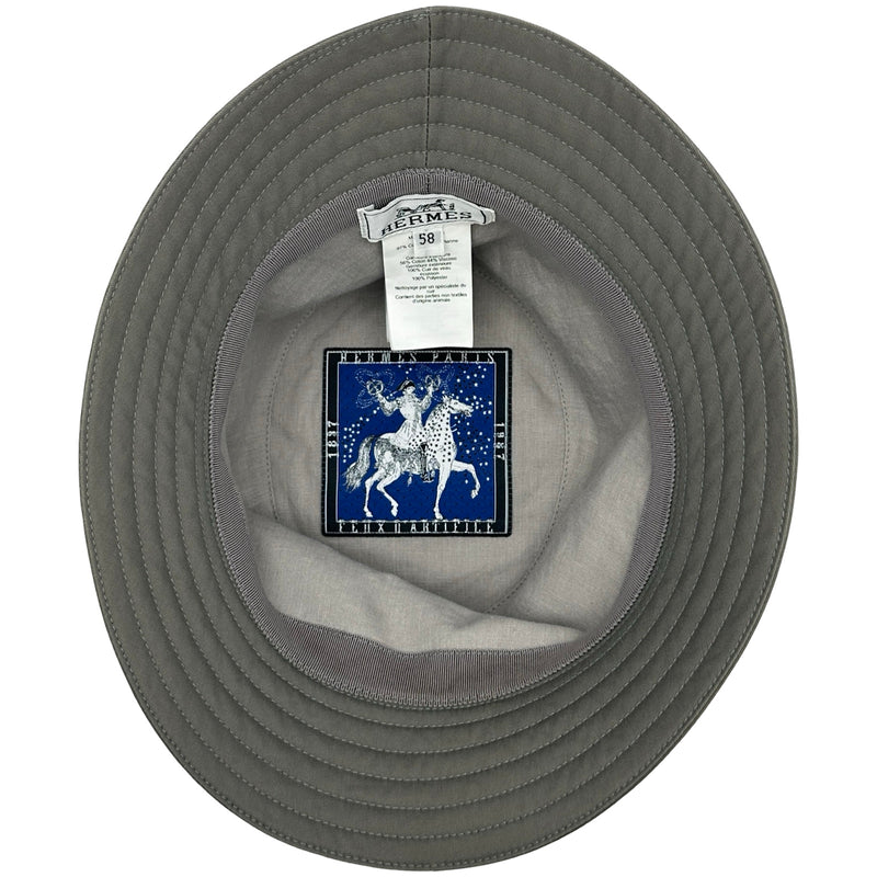 エルメス HERMES フレッドHカットバケットハット H241022N グレー