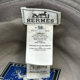 エルメス HERMES フレッドHカットバケットハット H241022N グレー コットン レディース その他ファッション雑貨
