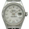 ロレックス ROLEX デイトジャスト 69174NG ホワイトシェル ホワイトゴールド/ステンレススチール 自動巻き レディース 腕時計