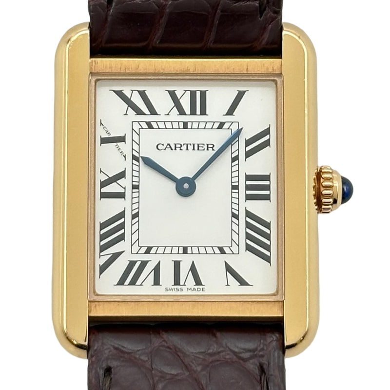 カルティエ Cartier タンク ソロ SM W5200024 シルバー ピンクゴールド