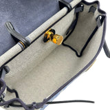 エルメス HERMES エールバッグジップPM CIRCUIT24 ネイビー ゴールド金具 トワル レディース ショルダーバッグ