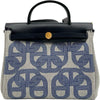 エルメス HERMES エールバッグジップPM CIRCUIT24 ネイビー ゴールド金具 トワル レディース ショルダーバッグ
