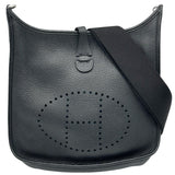 エルメス HERMES エヴリン3 PM W刻印 ブラック シルバー金具 トリヨン レディース ショルダーバッグ