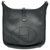 エルメス HERMES エヴリン3 PM W刻印 ブラック シルバー金具 トリヨン レディース ショルダーバッグ