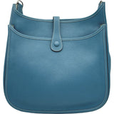 エルメス HERMES エヴリン3 GM □M刻印 ブルージーン シルバー金具 トリヨン レディース ショルダーバッグ