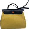 エルメス HERMES エールバッグジップPM U刻印 イエロー　シルバー金具 トワル レディース ショルダーバッグ