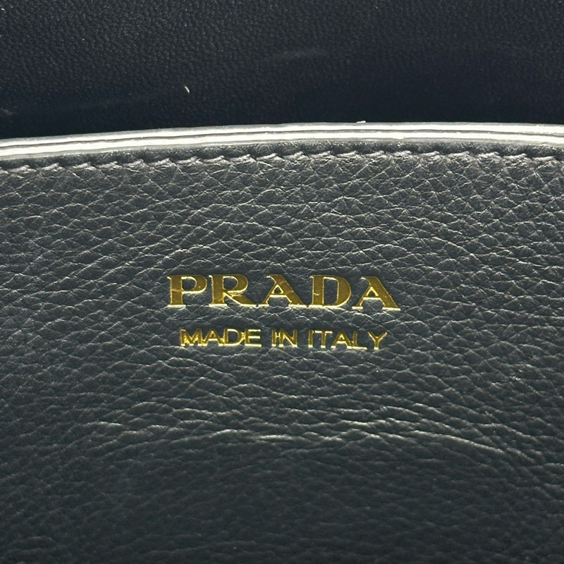 大*一様 パンドラ BNSPORT 180 中古品 プラダ PRADA ハンドバッグ 1BA418 ブラック レザー レディース