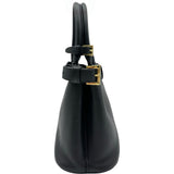 プラダ PRADA ハンドバッグ 1BA418 ブラック レザー レディース ハンドバッグ