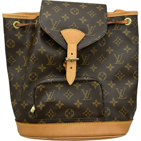 ルイ・ヴィトン LOUIS VUITTON モンスリMM M51136 ブラウン モノグラム