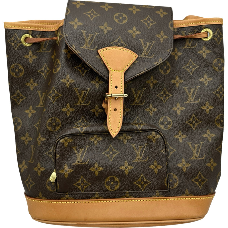 ルイ・ヴィトン LOUIS VUITTON モンスリMM M51136 ブラウン モノグラム