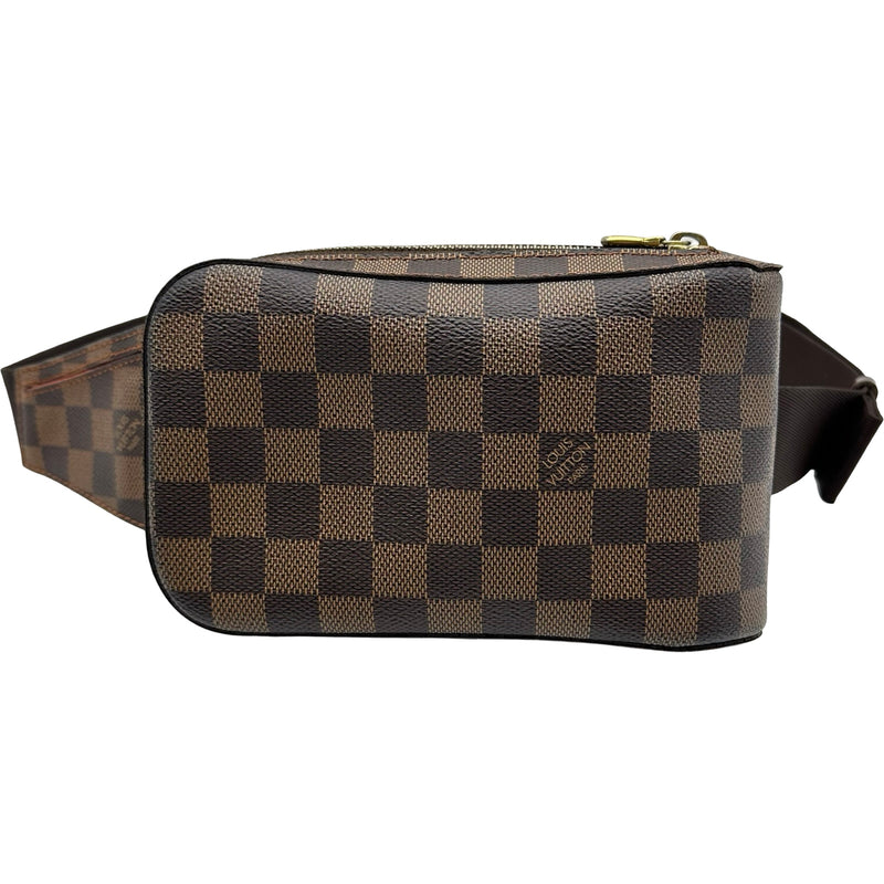 LOUIS VUITTON ヴィトン　美品　ボディバッグ　ジェロニモス 後期版 ルイ・ヴィトン LOUIS VUITTON ジェロニモス N51994 ブラウン ダミエ