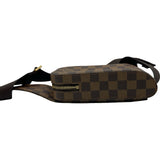 ルイ・ヴィトン LOUIS VUITTON ジェロニモス N51994 ブラウン ダミエ メンズ ボディバッグ