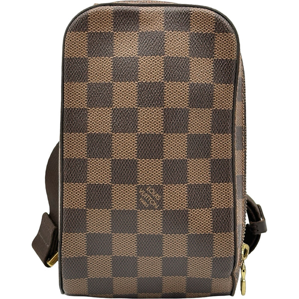 ルイ・ヴィトン LOUIS VUITTON ジェロニモス N51994 ブラウン ダミエ