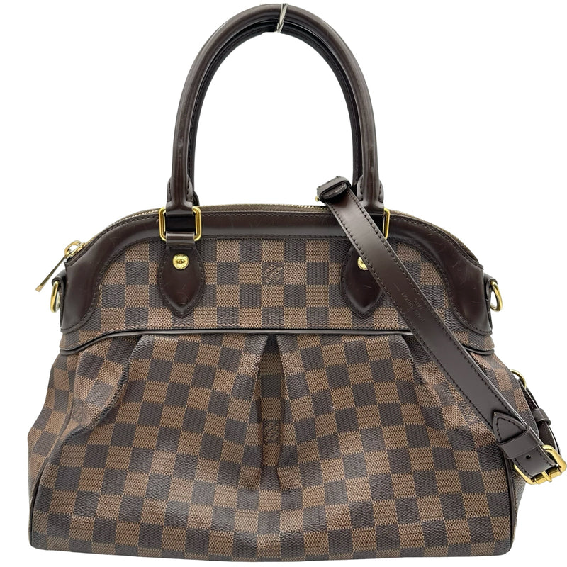 極上美品 ルイヴィトン LOUIS VUITTON ダミエ マレ 251 ルイ・ヴィトン LOUIS VUITTON トレヴィPM N51997 ブラウン ダミエ