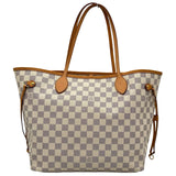 ルイ・ヴィトン LOUIS VUITTON ネヴァーフル MM N51107 ホワイト ダミエ・アズール レディース トートバッグ