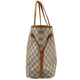ルイ・ヴィトン LOUIS VUITTON ネヴァーフル MM N51107 ホワイト ダミエ・アズール レディース トートバッグ