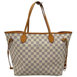 ルイ・ヴィトン LOUIS VUITTON ネヴァーフル MM N51107 ホワイト ダミエ・アズール レディース トートバッグ