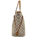 ルイ・ヴィトン LOUIS VUITTON ネヴァーフル MM N51107 ホワイト ダミエ・アズール レディース トートバッグ