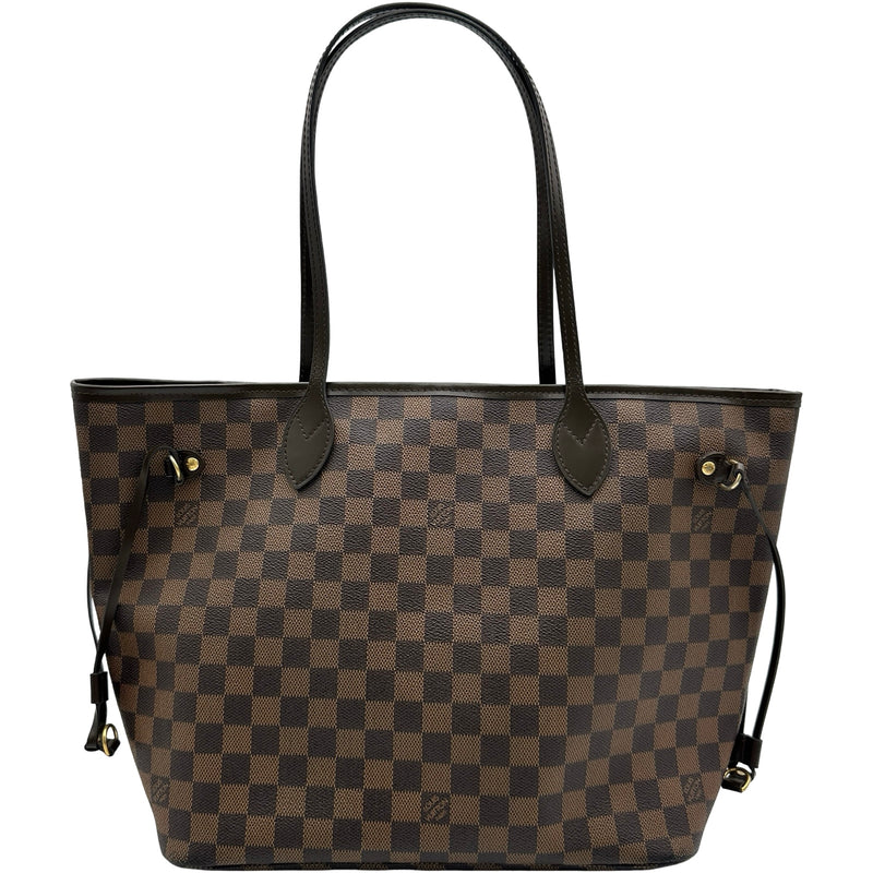 LOUIS VUITTON ルイヴィトン ダミエ トートバッグ サイドポケット付 ルイ・ヴィトン LOUIS VUITTON ネヴァーフルMM N51105 ブラウン ダミエ