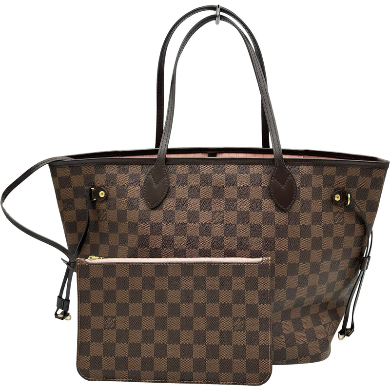 Louis Vuitton ダミエ トートバッグ ルイ・ヴィトン LOUIS VUITTON ネヴァーフルMM N41603 ブラウン/ローズ