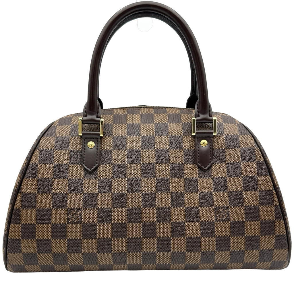 Louis Vuitton ダークブラウン ハンドバッグ　ショルダーバッグ ルイ・ヴィトン LOUIS VUITTON リベラMM N41434 ブラウン ダミエ