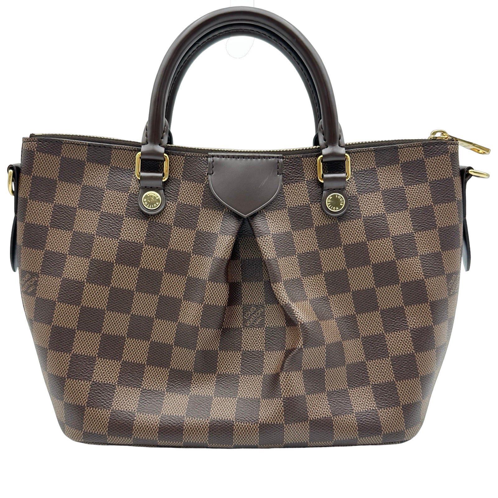 Louis Vuitton ハンドバッグ ダークブラウン ルイ・ヴィトン LOUIS VUITTON シエナPM N41545 ブラウン ダミエ