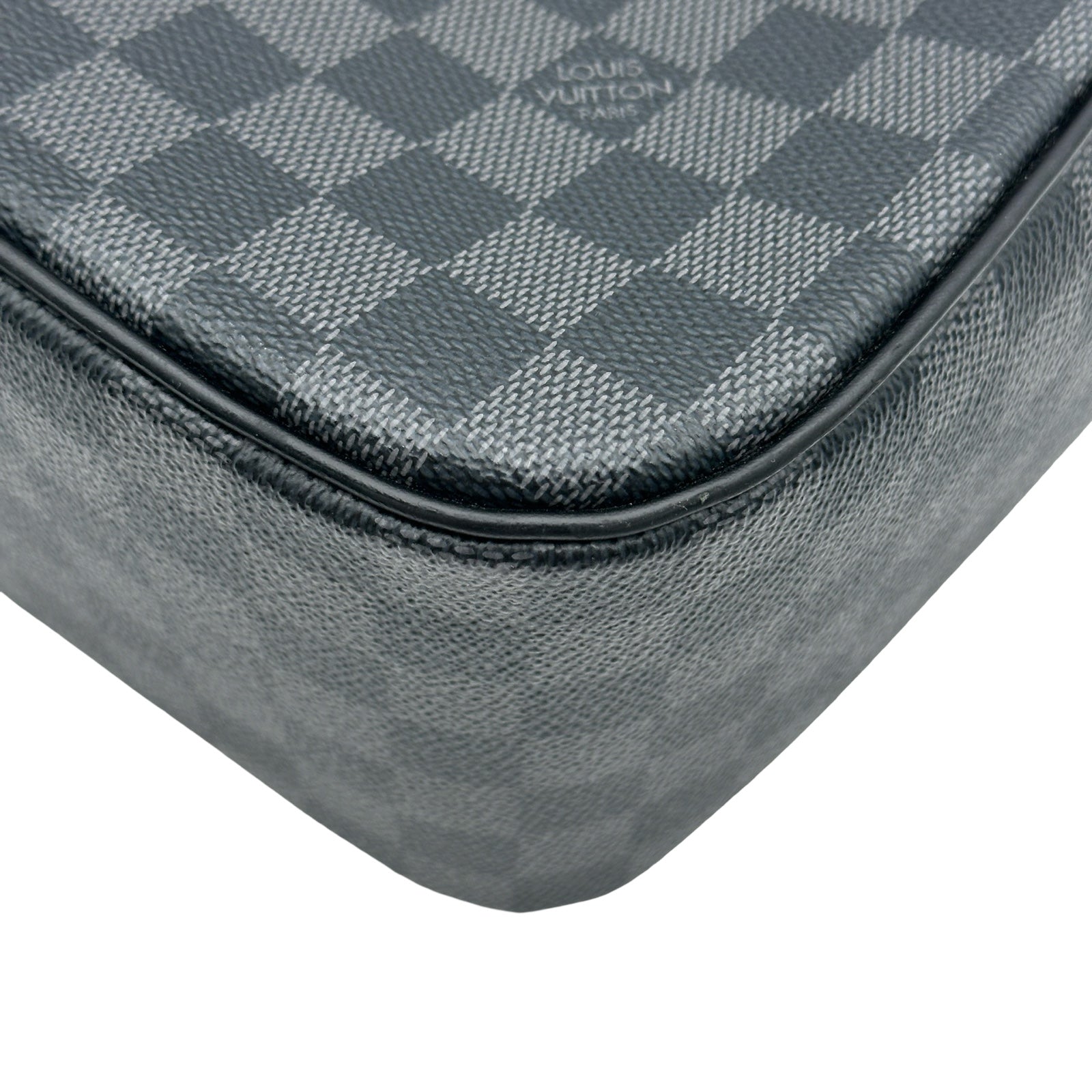 xxXJokeRxxx　美品 ルイヴィトン ダミエ グラフィット ヨーン ルイ・ヴィトン LOUIS VUITTON ヨーン N48118 ブラック ダミエ・グラ