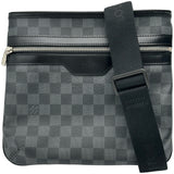 ルイ・ヴィトン LOUIS VUITTON トマス N58028 ブラック ダミエ・グラフィット メンズ ショルダーバッグ