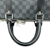 ルイ・ヴィトン LOUIS VUITTON キーポル・バンドリエール55 N41413 ブラック ダミエ/グラフィット ユニセックス ボストンバッグ