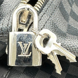 ルイ・ヴィトン LOUIS VUITTON キーポル・バンドリエール55 N41413 ブラック ダミエ/グラフィット ユニセックス ボストンバッグ