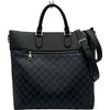 ルイ・ヴィトン LOUIS VUITTON ニューポート・トート N41588 ブラック ダミエ・コバルト メンズ トートバッグ
