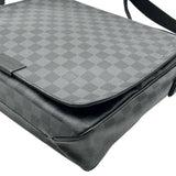 ルイ・ヴィトン LOUIS VUITTON ディストリクトMM N41272 ブラック ダミエ/グラフィット レディース ショルダーバッグ