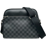 ルイ・ヴィトン LOUIS VUITTON デイトンPM N41408 ブラック ダミエ・グラフィット メンズ ショルダーバッグ