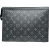 ルイ・ヴィトン LOUIS VUITTON ポシェット・ヴォワヤージュMM M61692 ブラック モノグラム・エクリプス メンズ セカンドバッグ